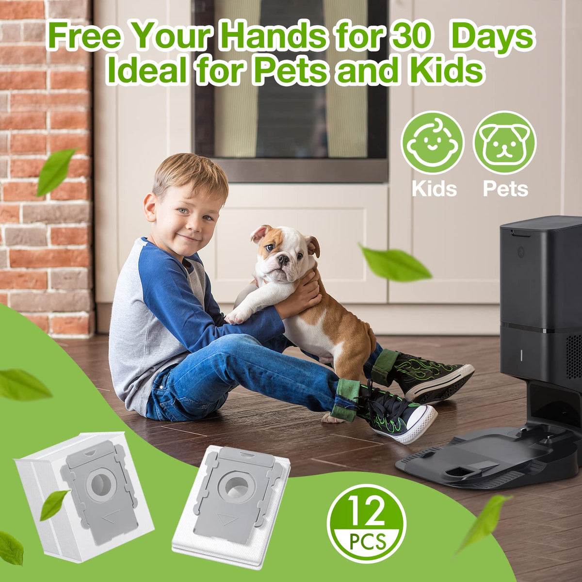 Rowhalf bags securely contain dust during disposal for a tidier home.