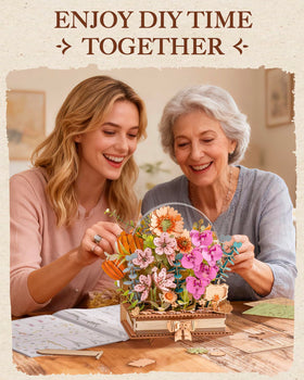 Rowood Mother's Day gift wood flower evokes lasting sentiment