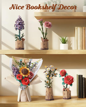 Rowood TW01H adjustable stems enable varied bouquet heights.