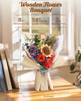 Rowood TW01H camellia model adds realistic botanical charm.