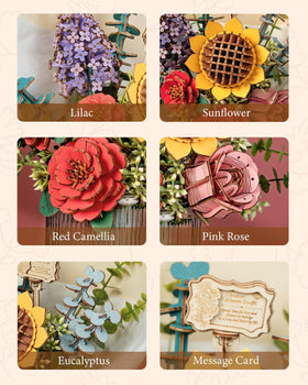 Rowood TW01H insect-themed greeting card included for personalization.