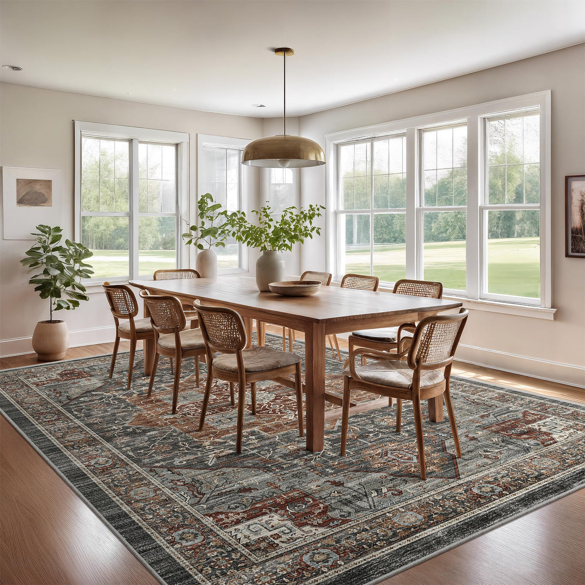 Roxstand non-slip backing close-up ensures stable placement in busy homes.