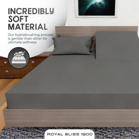 Royal Bliss 1900 king pillowcases 20x40 for a coordinated look.