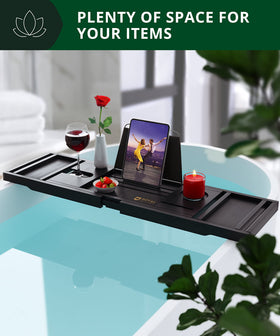 ROYAL CRAFT WOOD tray with silicone-gripped feet for stability