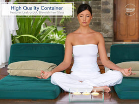 Royal Imports clear glass vase with waterproof design ideal for water-filled arrangements