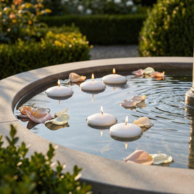 Royal Imports floating candle centerpiece for wedding table decor.