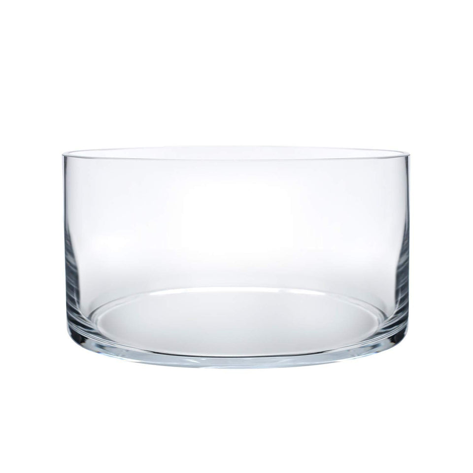 Royal Imports flower vase cylinder 4in tall shows off tall arrangements with a clean silhouette.