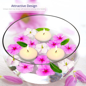 Royal Imports clear glass dish suitable for candy and snack displays