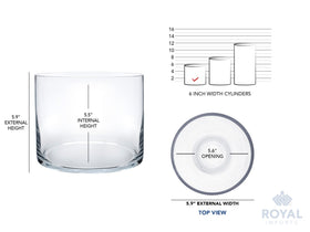 Royal Imports premium glass vase from a trusted brand for durable centerpieces.