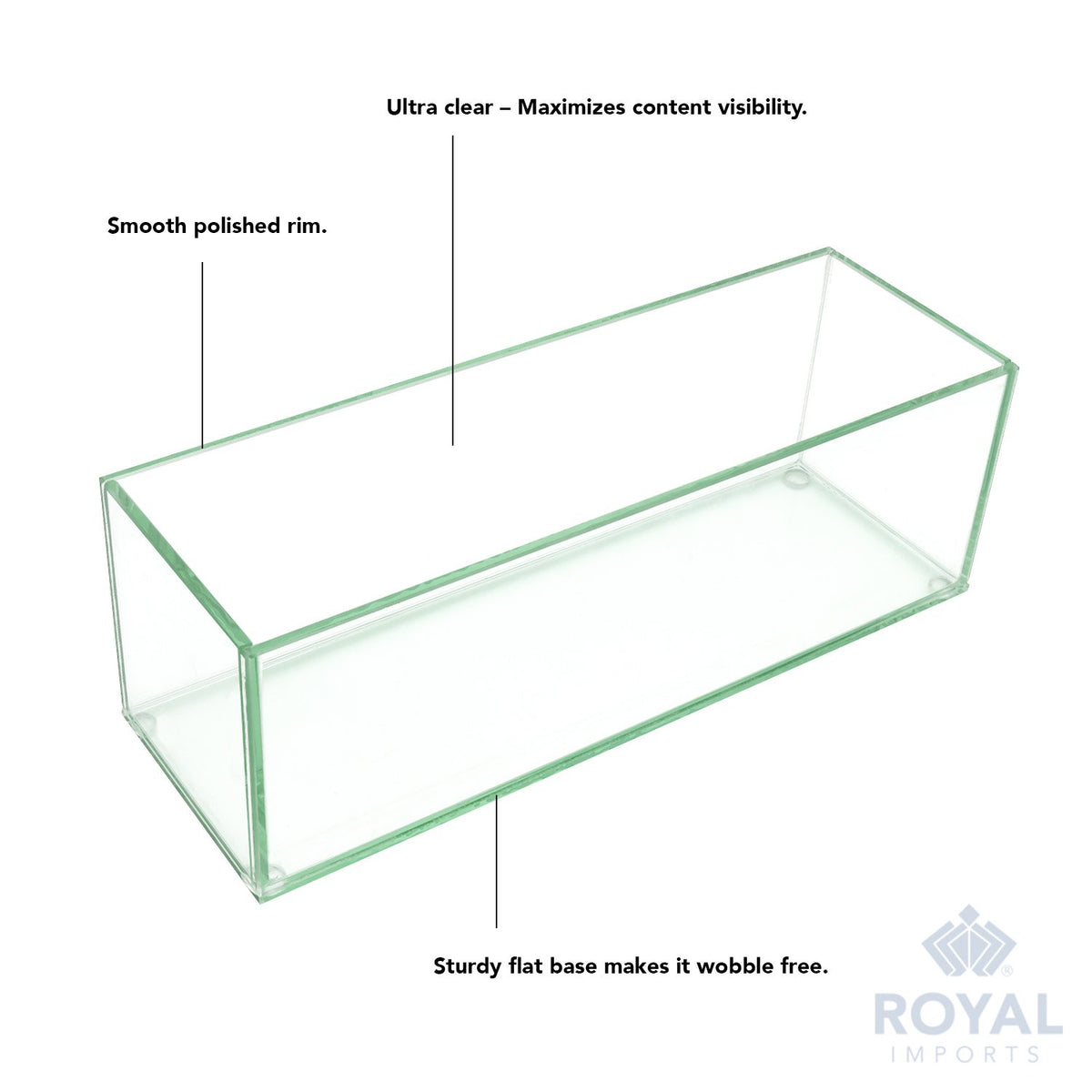 Royal Imports glass vase doubles as candle holder for floating or pillar candles