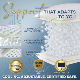 Royal Therapy body pillow cover in bamboo-rayon highlighting breathable, cooling fabric for comfort.