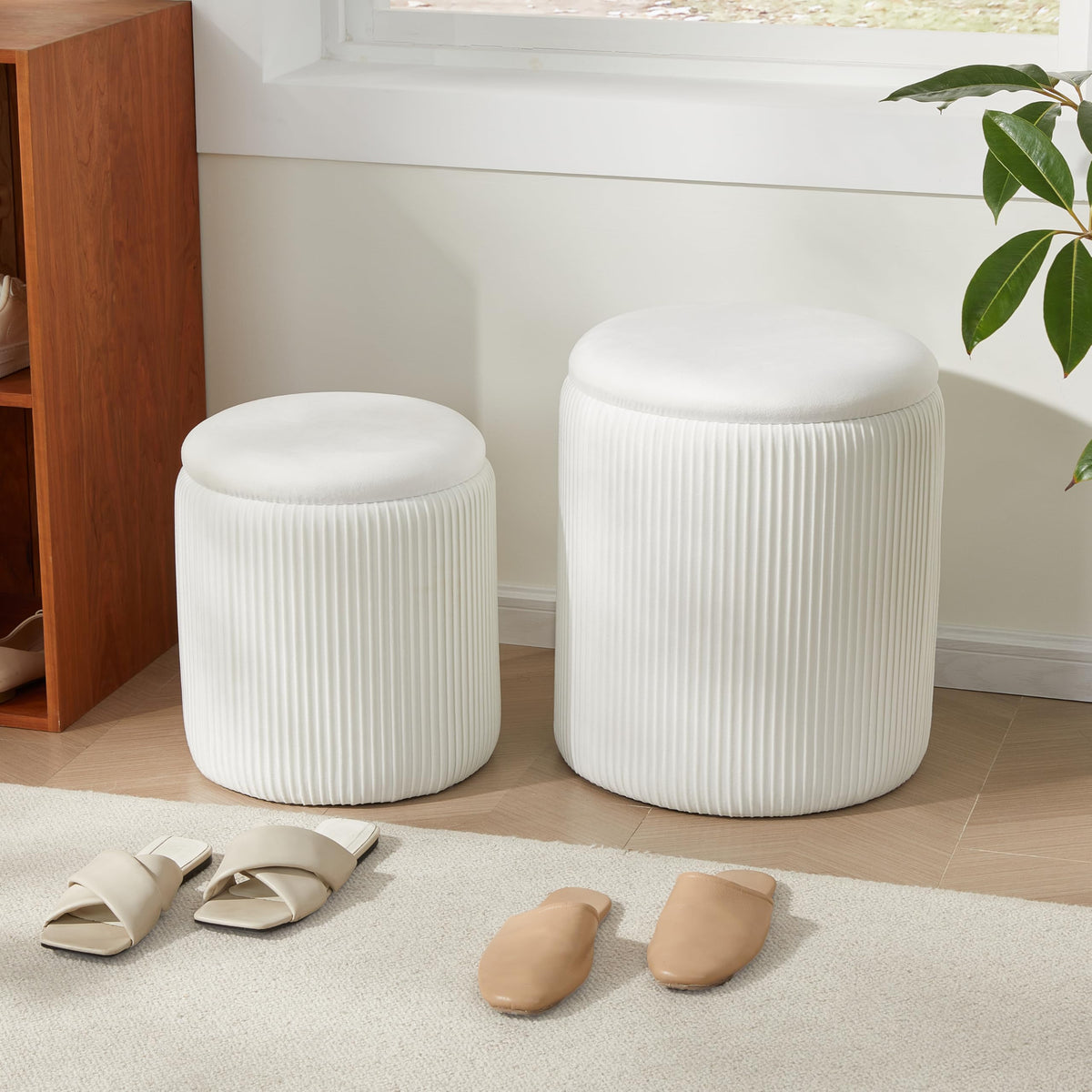 Royal Windsor living room setup as footrest and side table