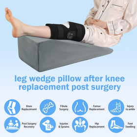 ROYALAY leg elevation pillow uses high-density sponge for durable support