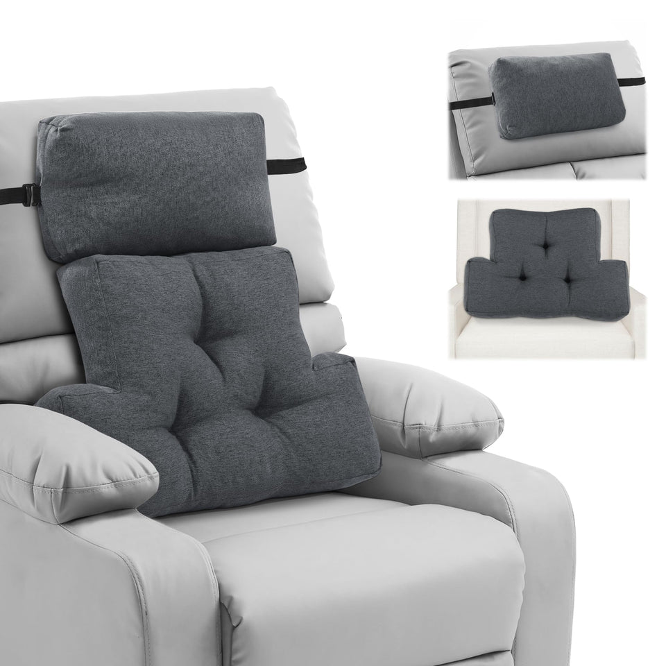 ROYALAY neck pillow headrest with adjustable straps for customizable comfort on any chair.