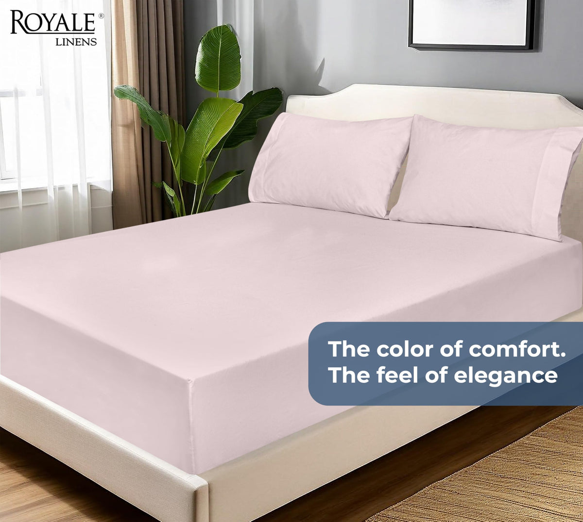 Royale Linens care-ready sheet for cold machine wash