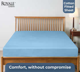Easy care Royale Linens sheet is machine washable for simple upkeep