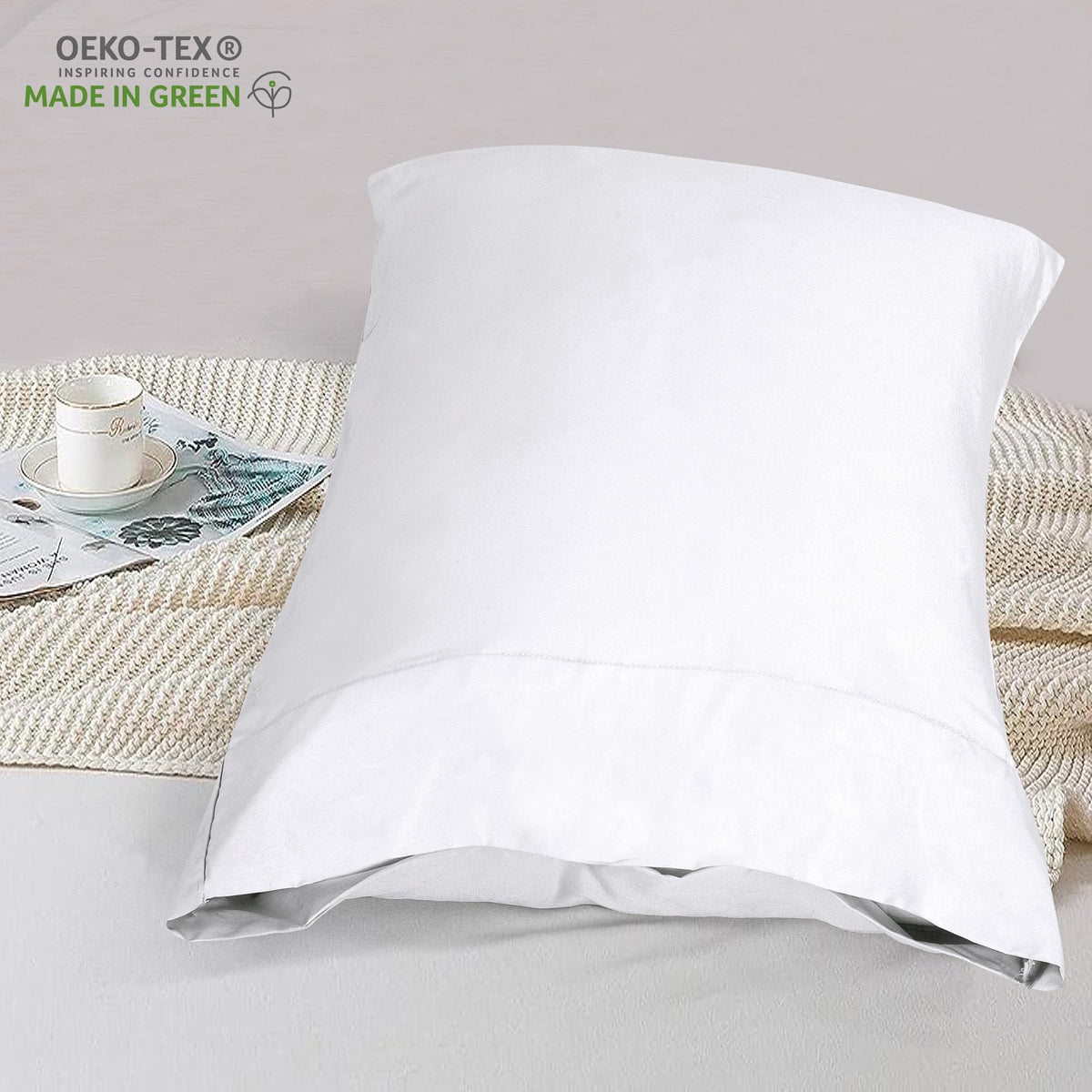 Royale Linens machine washable cold water care keeps colors vibrant.