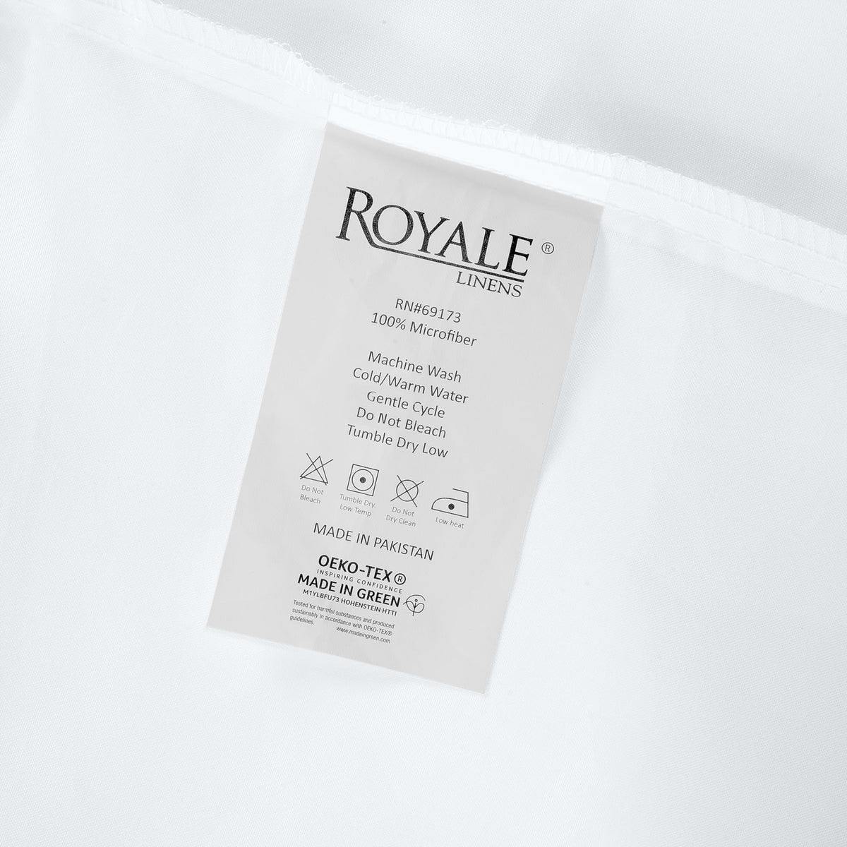 Royale Linens durable stitching and fade-resistant finish