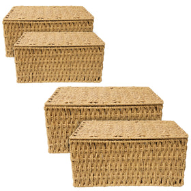 RoyalHouse baskets close-up rope texture showcasing sturdy craftsmanship.