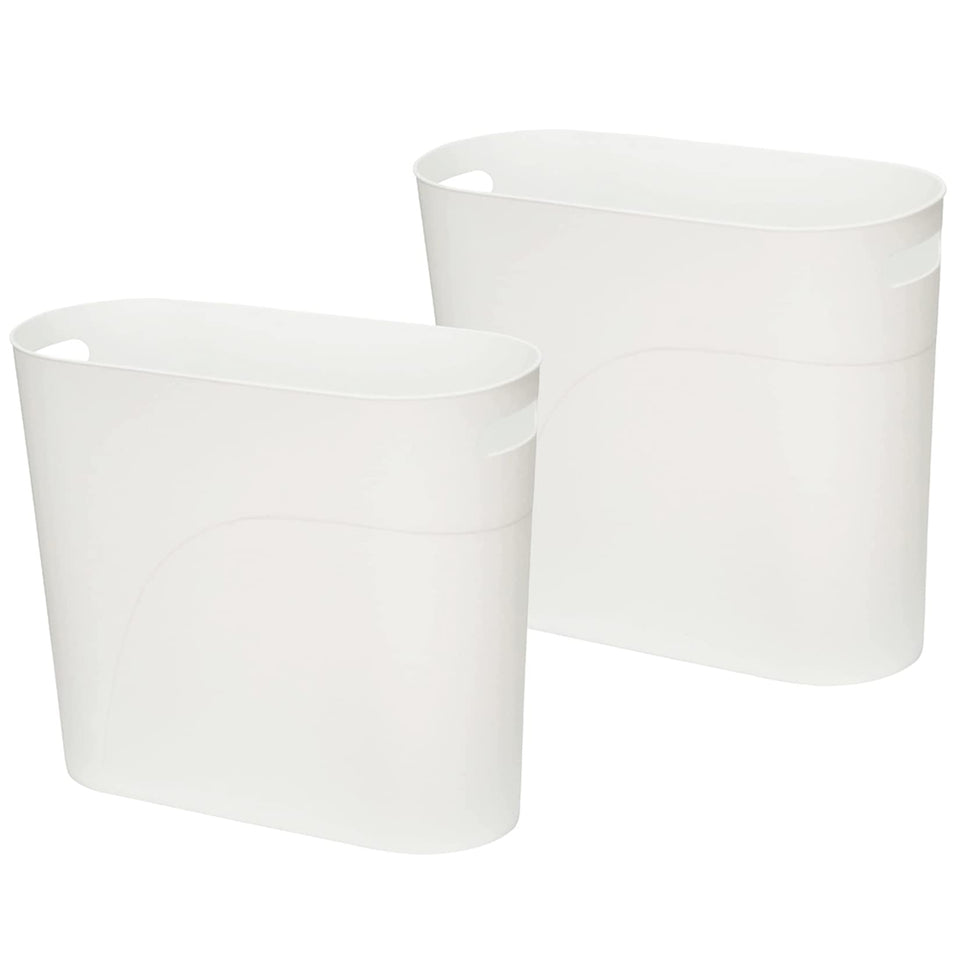 ROYFACC small trash can for bathroom with compact design and convenient handles