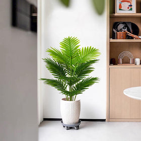 Rozwkeo palm trunk with soft wire allows flexible shaping for your space.