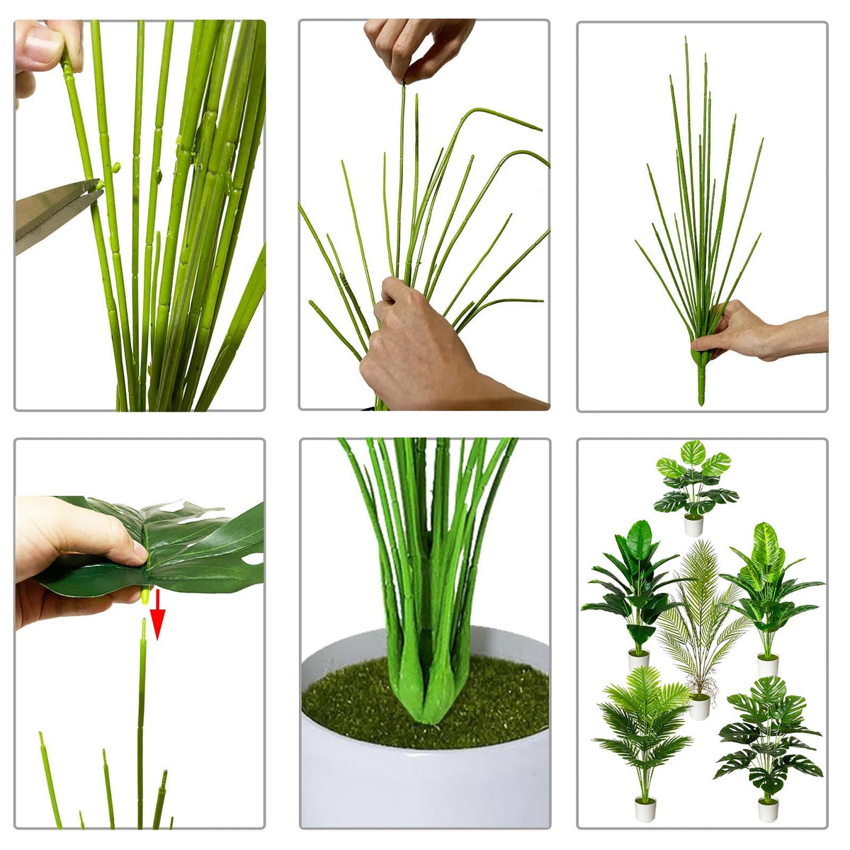 Rozwkeo wedding tropical palm decor for events