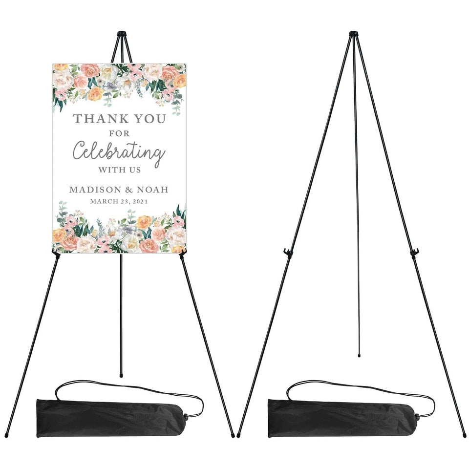 RRFTOK 63-inch display easel stand with sturdy height for clear signage