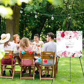 RRFTOK non-slip base keeps the easel steady on surfaces
