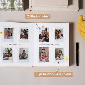 Rseozr acid-free pages prevent ghosting for clean journaling