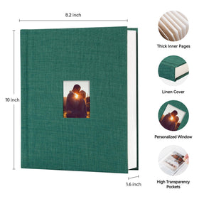 Rseozr Instax Mini Album with 112 pockets keeps memories organized and secure.