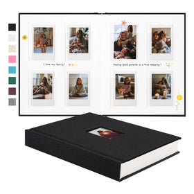 Rseozr Instax Mini Photo Album with 112 pockets keeps 2x3 photos neatly organized