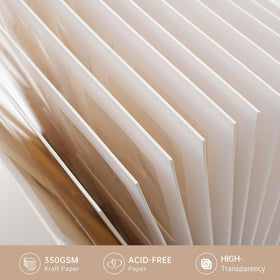 Rseozr transparent pockets display photos with true color and detail
