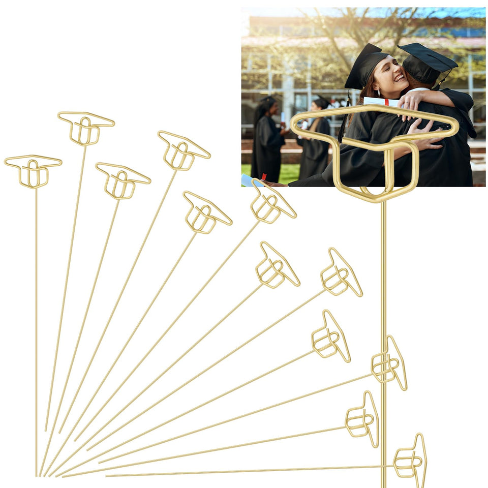 Rtteri grad cap photo holder in gold clips photos for elegant graduation decor