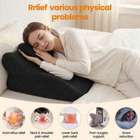 Ruanuo wedge promotes posture stability in multiple lounging positions.