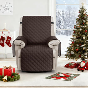 Ruaozz cozy recliner cover in a room setting.