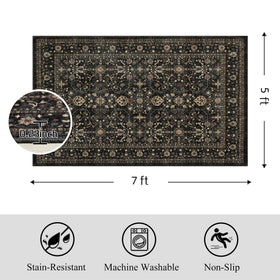 Ruaruarug ultra-soft polyester rug offers cozy comfort underfoot.