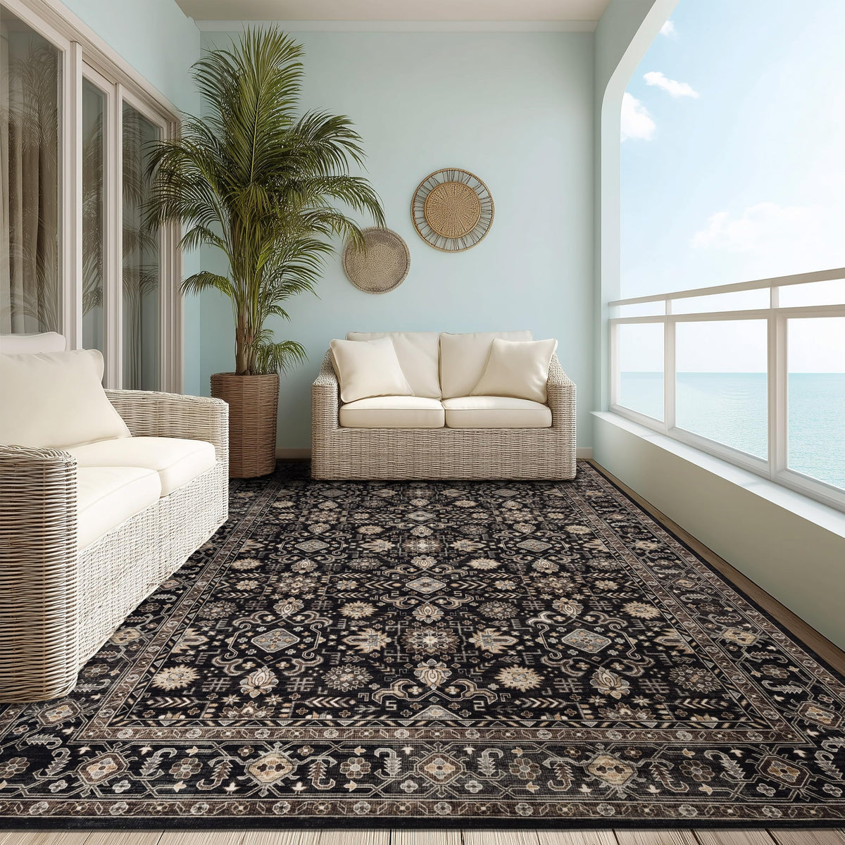 Ruaruarug high-traffic-ready rug for entryways and living areas
