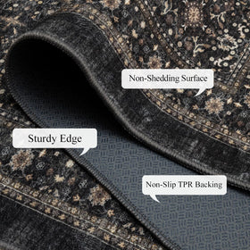 Ruaruarug machine-washable surface for easy cleaning after spills.