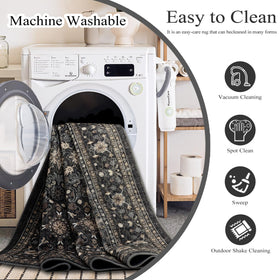 Ruaruarug is machine washable; cold wash and low heat dry.