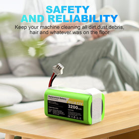 Ruasiy 14.4V battery for Coredy boosts daily cleaning uptime