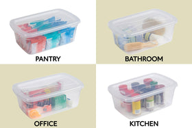Rubbermaid Cleverstore BPA-free plastic ensures safe everyday use.