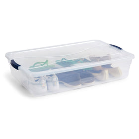 Rubbermaid Cleverstore strong break-resistant plastic resists cracking in daily use