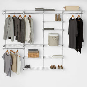 Rubbermaid Configurations closet organization ideal for laundry and mudrooms.