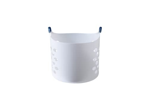 Rubbermaid Flex N Carry laundry basket—open top for quick loading of bulky items.