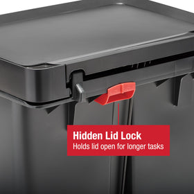 Rubbermaid Premier II durable resin finish for long-term use.