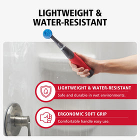 Rubbermaid Reveal Grout Brush targets tile grout effectively