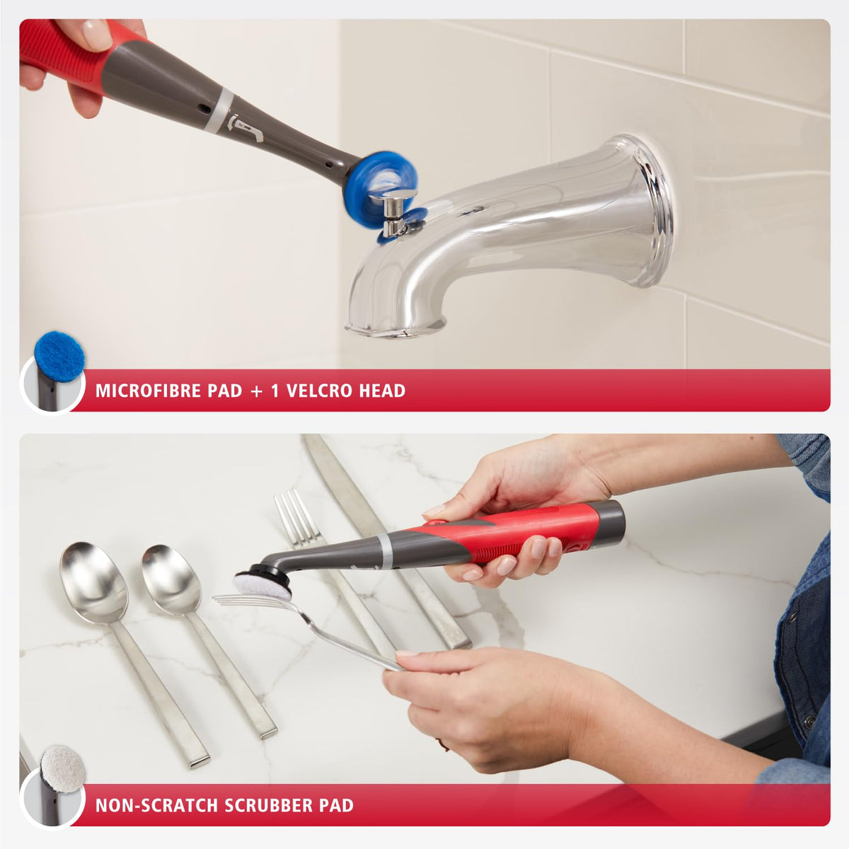 Rubbermaid Reveal Microfiber Pad Refills lift grime with ease