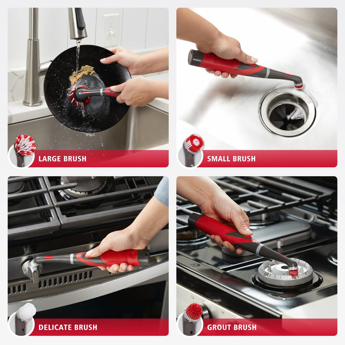 Rubbermaid Reveal Scrubber Pad Refills maintain scrubbing power