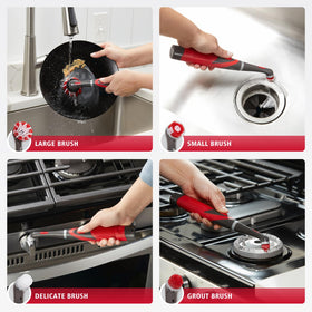Rubbermaid Reveal Scrubber Pad Refills maintain scrubbing power