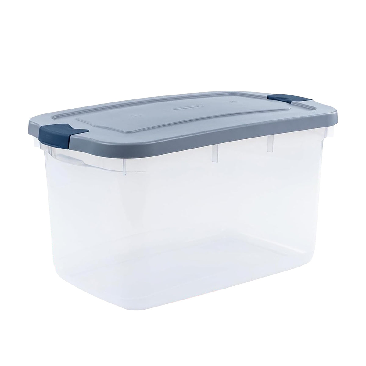 Rubbermaid Roughneck built-in handles ease carrying when bins are full.